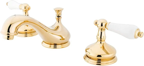 Pirinç Ks1162Pl Heritage Breitgefaechert Wc Musluk Porselen Kolu Sap, Cilalı Br ürün görseli 1