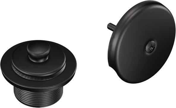 Moen T90331Wr Push-N-Lock Küvet Duş Tahliye Kiti 1-1/2 İnç Konular, Ferforje ürün görseli 1