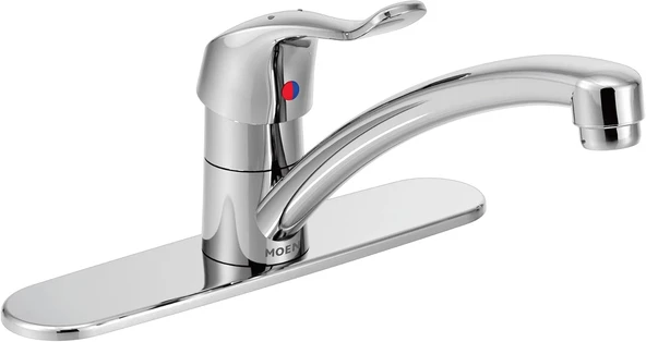Moen 8701 Ticari M-Dura Tek Kolu Mutfak Bataryası 1.5 Gpm, Krom ürün görseli 1