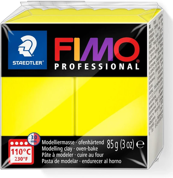 Fimo Professional Polimer Kil - Lemon Yellow - 85G ürün görseli 1