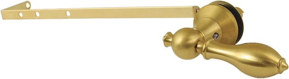 Brass Ktacld7 Amerikan Klasik Tuvalet Tankı Kolu, Ön Veya Yan Montajlı, Fırçalanmış Pirinç ürün görseli 1