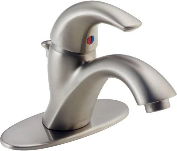 583Lf-Sswf C-Spouts Single Handle Centerset Lavatory Musluk, Paslanmaz By Musluk ürün görseli 1