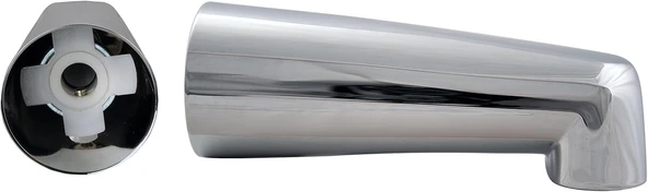 Westbrass Bakır Boru, Cilalı Krom, E5074-1F-26 Için 7" Küvet Ağzı ürün görseli 1