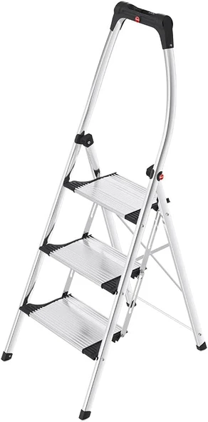 Hailo 4303 – 301 Livingstep – Konforlu-Klapptritt Stand Farklı Zeminler Için, Alu, 3 Stufen ürün görseli 1