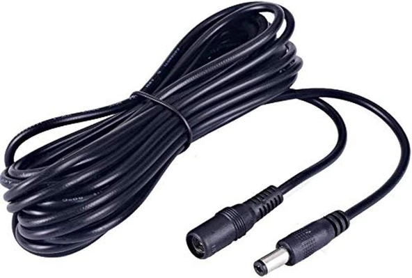 Alfais 4382 Dc Adaptör Uzatma Kablosu 1 M 5.5Mm X 2.1Mm Dişi Erkek ürün görseli 1