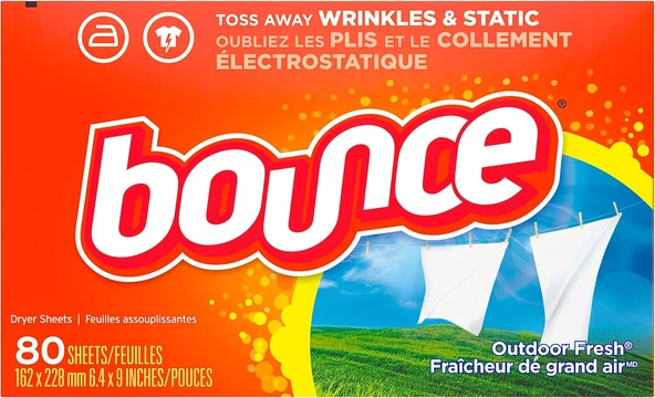 Bounce Kumaş Yumuşak Çarşaflar, Dış Mekan Taze Koku, 80 Ct ürün görseli 1