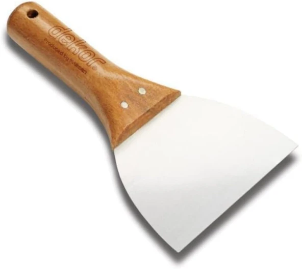Dekor 001 Ahşap Saplı 6 Cm Macun Spatulası ürün görseli 1