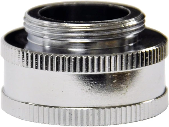 Danco 10511 Bahçe Hortum Adaptörü, 3/4 X 55/64-27, Ghtf X Erkek, Pirinç, Krom Kaplama ürün görseli 1