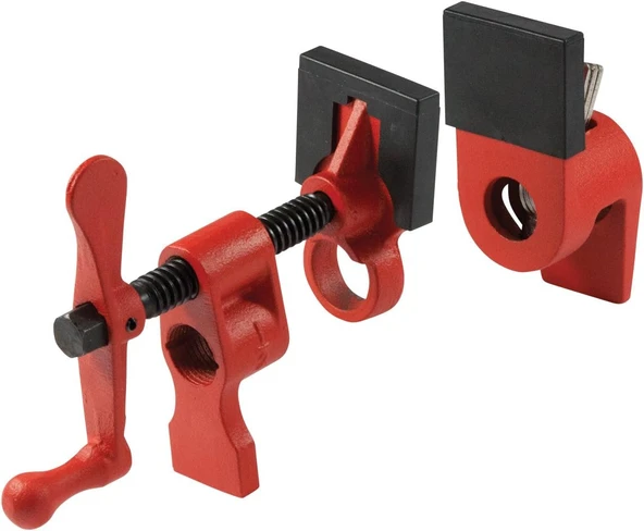 Bessey Pc12-2 Geleneksel Stil Boru Kelepçesi, 1.27 Cm, Ağaç İşleme Marangozluk İçin Çok Amaçlı Atölye Kelepçesi ürün görseli 1