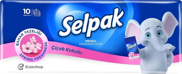 Selpak Bahar Parfümlü Mendil 10'Lu Paket ürün görseli 1
