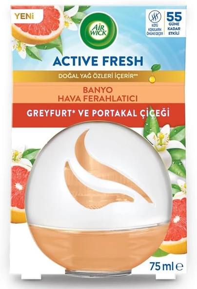 Airwick Decosphere Hava Tazeleyeci Greyfurt Portakal Çiçeği 75 Ml ürün görseli 1