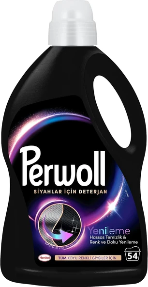Perwoll Yenileme Siyahlar Için Sıvı Deterjan 54 Yıkama 2.97 Lt ürün görseli 1