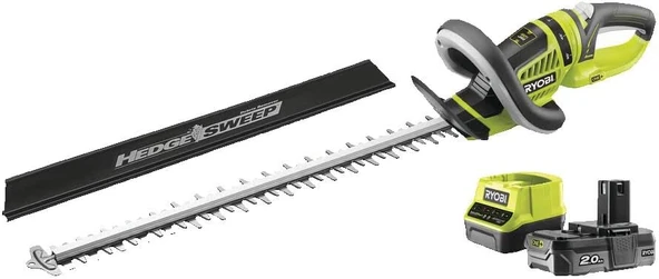 Ryobi V One + Akülü Çit Makası Rht1851R20F (Bıçak Uzunluğu 50 Cm, Kesme Kalınlığı 22 Mm, Elmas Bilenmiş Bıçaklar, Döner Sap, Anti Blokaj Sistemi, 1 X 2,0 Ah Akü Kartonda Dahil) ürün görseli 1