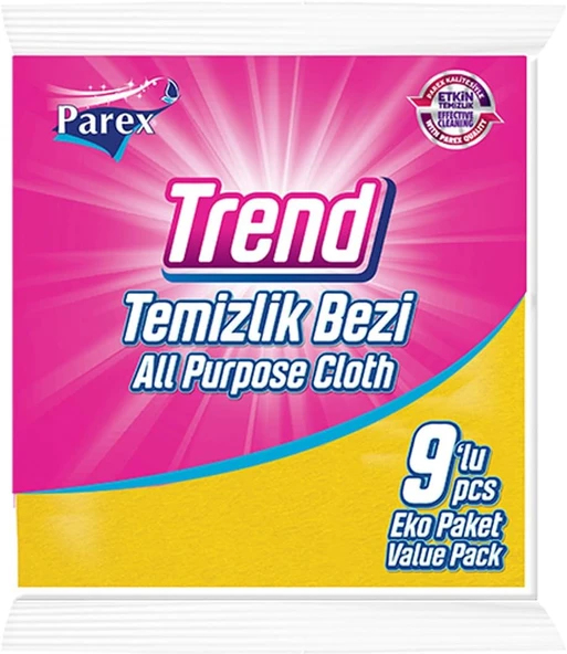 Parex Temizlik Bezi 9'Lu ürün görseli 1