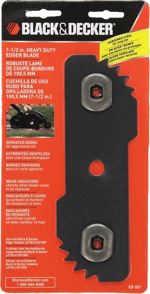 Black & Decker Eb007Al Blade 2 Pul, Değiştirilebilir Uzun Şaftlı, 7 1/5,1 Cm ürün görseli 1