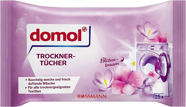 Domol Kurutma Makinesi Mendili Çiçek Rüyası 25'Li ürün görseli 1