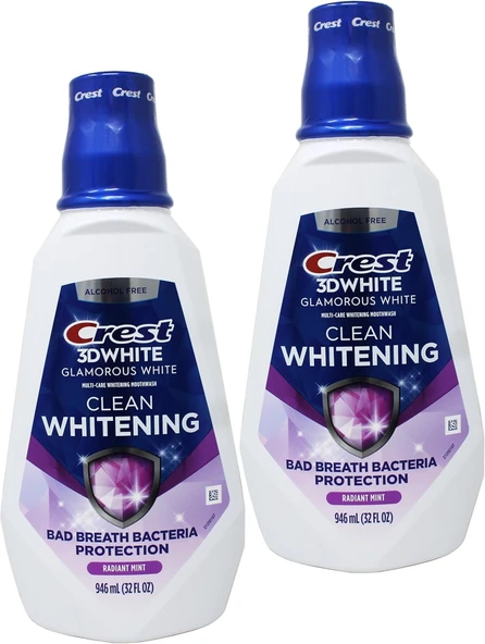 Crest 3D White Glamorous White Gargara 946Ml ürün görseli 1