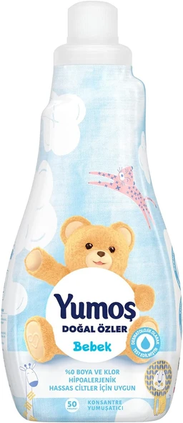 Yumoş Konsantre Çamaşır Yumuşatıcısı Bebek 1200 Ml 50 Yıkama 1 Adet ürün görseli 1