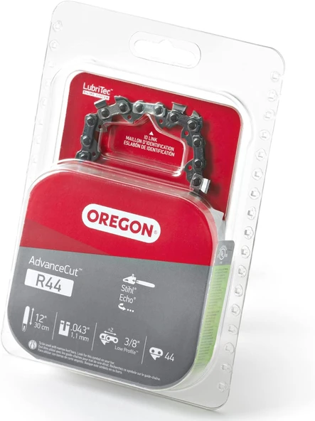 Oregon R44 Advancecut 12 İnç Yedek Testere Zinciri, Direkli Testereler Zincir Testere Aletleri Için, 12 Inç Kılavuz Çubuk, 44 Tahrik Bağlantısı, Pitch: 3/8 "Düşük Profil, 0,43" Ölçer (R44) ürün görseli 1