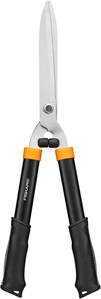 Fiskars Hs21 Çit Budama Makinesi, Çit Çalıları Budamak İçin, Uzunluk 59 Cm, Sertleştirilmiş Çelik Bıçaklar/Yumuşak Dokunuşlu Plastik Sap, Siyah/Turuncu, Düz, 1026827 ürün görseli 1