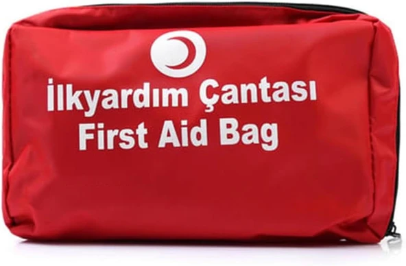 Otomobil Araç Araba Oto Ev Ofis İlk Yardım Yaralı Acil Çanta Çantası Ekipmanları Küçük El Tipi ürün görseli 1