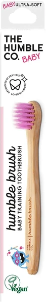 The Humble Co. Brush Baby Lila Bebek Fırçası ürün görseli 1
