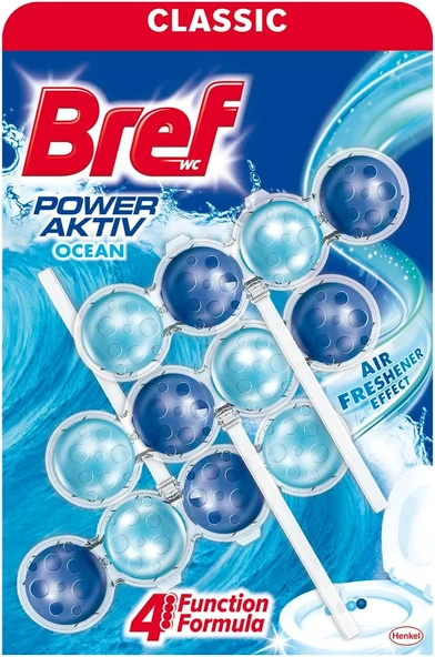 Bref Power Okyanus Kokulu 3'Lü Klozet Bloğu 3 X 50 G ürün görseli 1