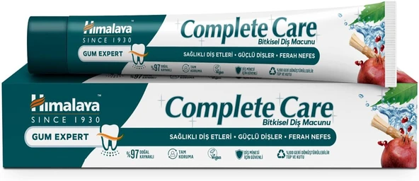 Himalaya Since 1930 Komple Bakım Bitkisel Macunu, Florürlü, Parabensiz, Vejeteryan, Güçlü Dişler, 75 Ml ürün görseli 1