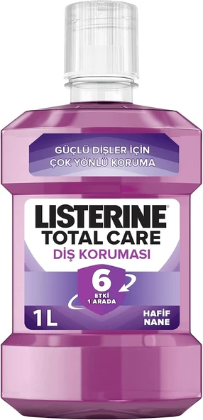 Listerine Mouthwash Total Care Nane Aromalı 1000Ml ürün görseli 1