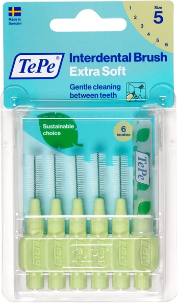 Tepe Blister X-Soft 0.7 Mm - Yeşi̇l Arayüz Fırçası (1X 6 Adet) ürün görseli 1
