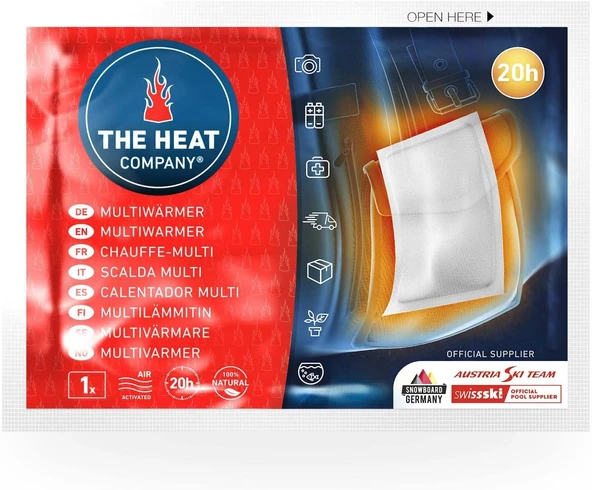The Heat Company Çok Sıcak Isı Pedleri - 10 Adet - Ekstra Sıcak - Yapışkan Yüzey Olmadan Taşıma Isıtıcı - Vücut Isıtıcı - 20 Saat Güvenilir Isı - Hava Aktif - Tamamen Doğal ürün görseli 1