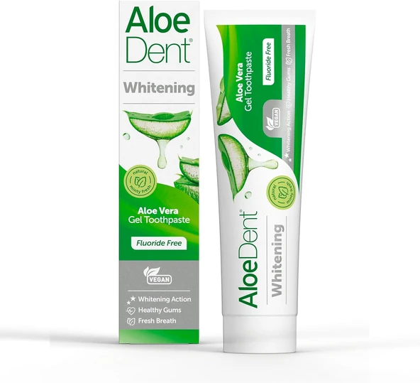 Aloe Dent Whitening, Ekstra Beyazlatıcı Macunu, Florürsüz, 100 Ml ürün görseli 1