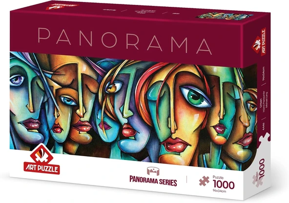Puzzle Hüznü Paylaşanlar 1000 Parça Panorama Puzzle ürün görseli 1