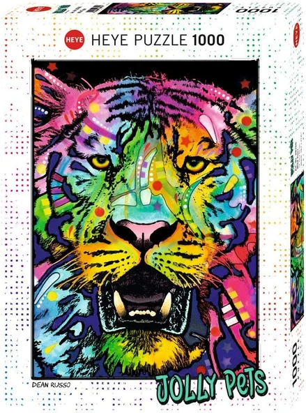 Heye 29766 – Wild Tiger Standard, Dean Russo, 1000 Parça Puzzle ürün görseli 1