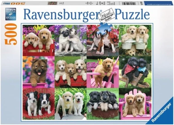 Ravensburger 500 Parça Puzzle Yavruları ürün görseli 1