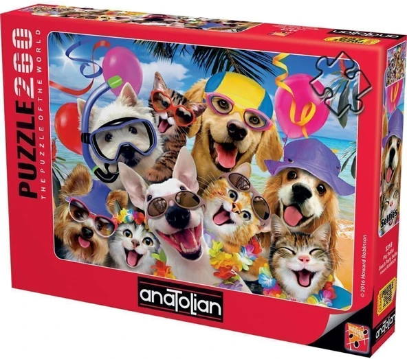 Anatolian Puzzle - Plaj Selfisi / 260 Parça Puzzle, #3318 ürün görseli 1