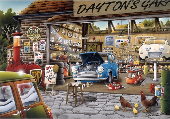 500 Parça Puzzle : Garaj ürün görseli 1