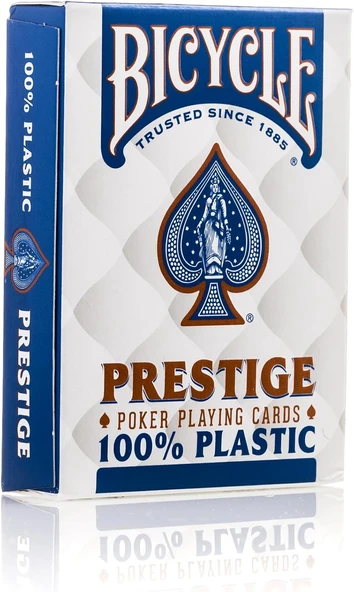 Bicycle Prestige Rider Back Plastik Endeks Oyun Kartları ürün görseli 1