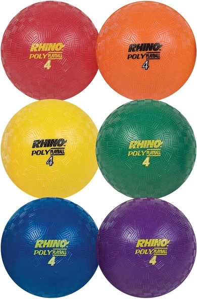 Champion Sports Rhino Poly Oyun Alanı Topu Seti (Çoklu, 10,7 Cm Çap) ürün görseli 1