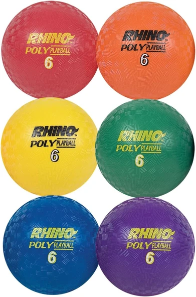 Champion Sports Rhino Poly Kugelsatz Çocuk Parkı 6-Inch Diameter ürün görseli 1