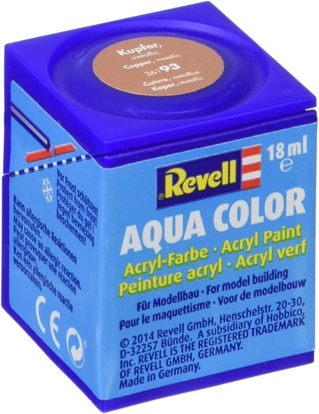 Revell - Su Bazlı Maket Boyası Bakır Metalik Ml (36193) ürün görseli 1