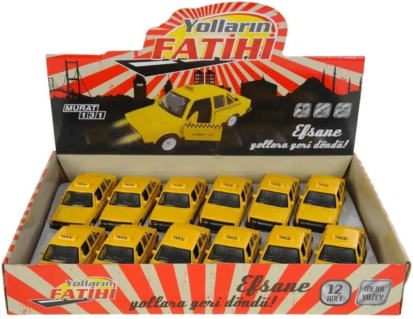 004-Br L-17T Taksi Murat 131 Havalı Korna Işıklı Model Araba ürün görseli 1