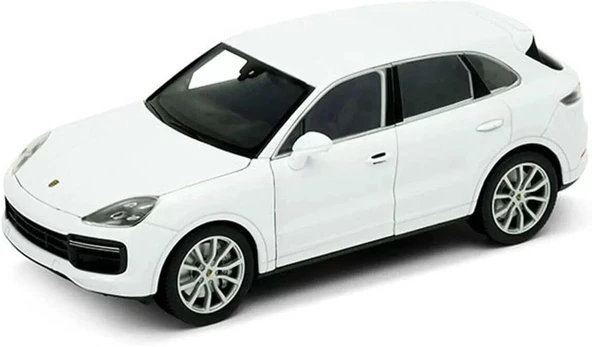 Welly 1/24 Porcshe Cayenne Turbo Beyaz Model Araba ürün görseli 1