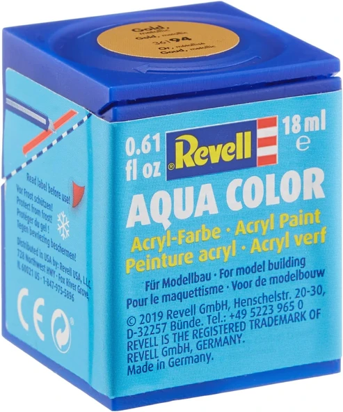 Revell - Su Bazlı Maket Boyası Altın Metalik Ml (36194) ürün görseli 1