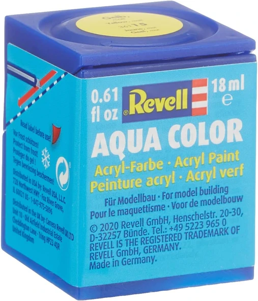 Revell - Su Bazlı Maket Boyası Sarı Mat Ml (36115) ürün görseli 1