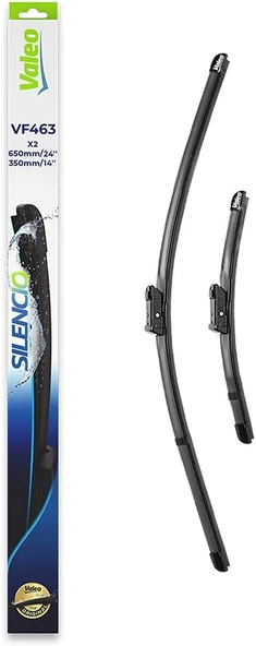 Valeo Silencio Flat Blade Set Silecek Seti Fiat 500L / 500X (2012-2018), Opel Mokka/Mokka X (2015-2019) (650+350 Mm) 574663 ürün görseli 1
