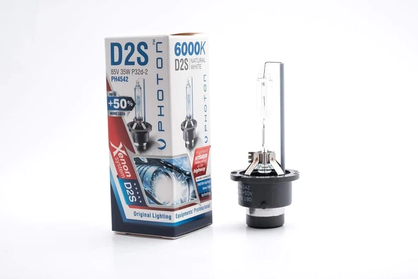 Photon Ampul D2S 6000K +%50 Fazla Işık Xenon Pht Ph4542 ürün görseli 1
