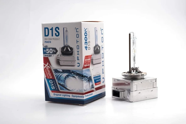 Photon Ampul D1S 4300K +%50 Fazla Işık Xenon Pht Ph4510 ürün görseli 1