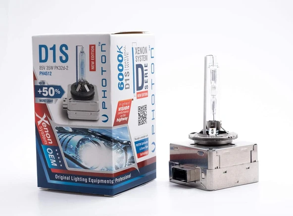 Photon Ampul D1S 6000K +%50 Fazla Işık Xenon Pht Ph4512 ürün görseli 1