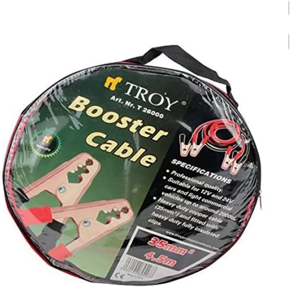 Troy T 26000 Akü Kablosu, 35 Mm², 4.5M ürün görseli 1